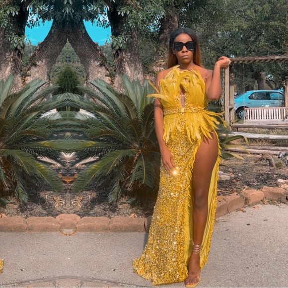Fashion Nova Dresses Feather Sequin Dress Poshmark